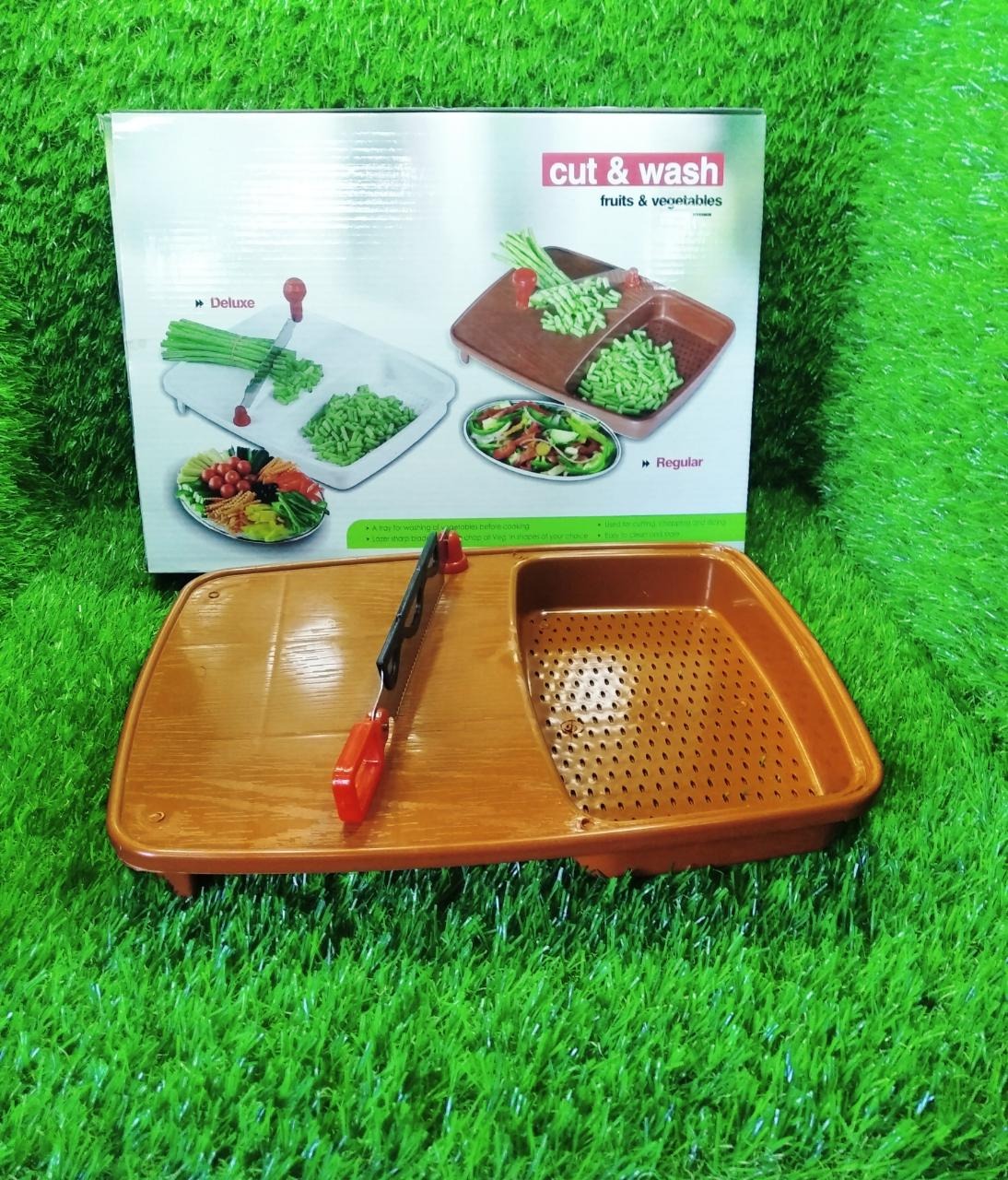 2687 Cut N Wash Box and tray used in all kinds of household kitchen purposes for cutting and washing within of fruits and vegetables. 2687 Cut N Wash Box and tray used in all kinds of household kitchen purposes for cutting and washing within of fruits and vegetables.